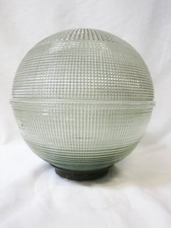 Holophane Ball Ceiling Glass Globe Pendant