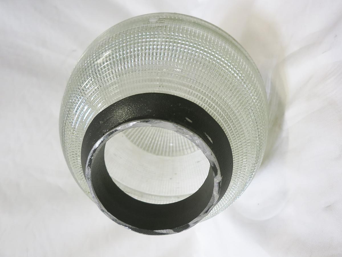 Industrial Holophane Ball Ceiling Glass Globe Pendant