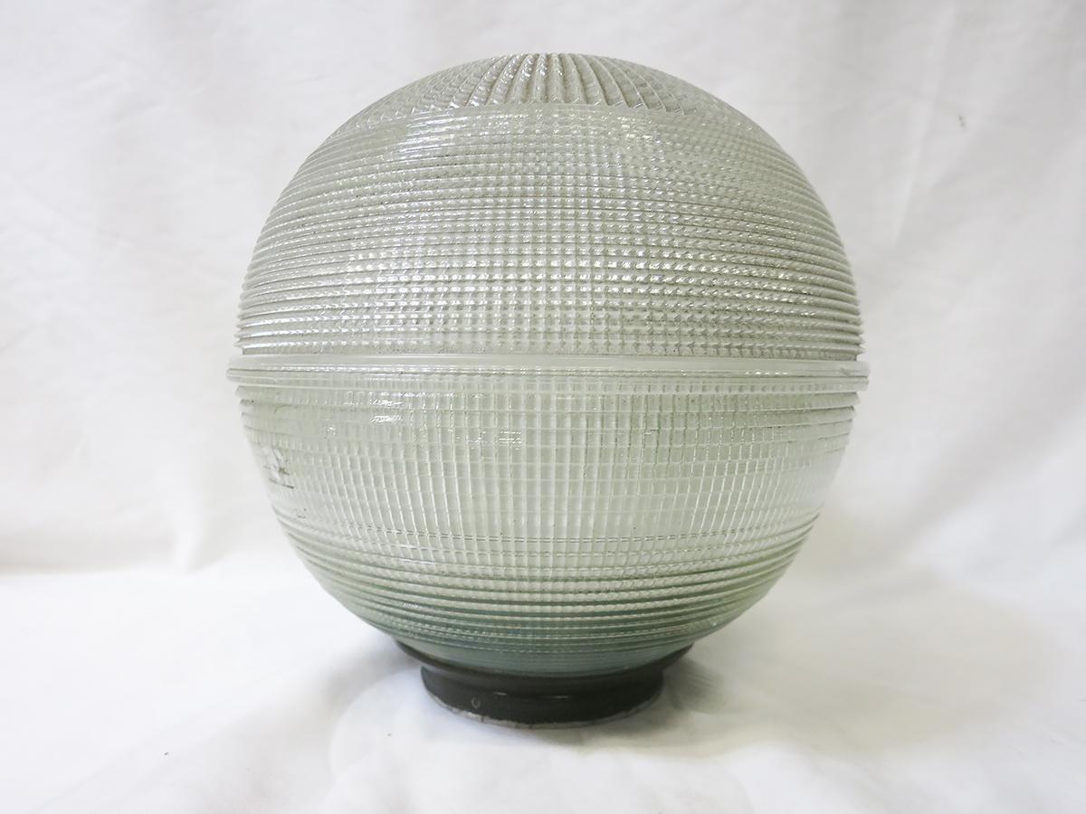 American Holophane Ball Ceiling Glass Globe Pendant