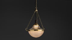 Holophane 'Blondel Stiletto' Pendant, England 1920