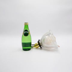 Holophane Clear Glass Vintage Industrial Pendant Light 12