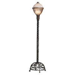 Holophane Floor Lamp, France circa 1930