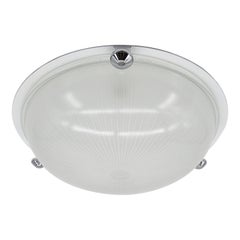 Holophane French Art Deco Flush Mount, 1930s