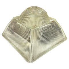 Holophane Glas Decke Pendelleuchte Schatten