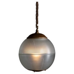 Holophane Globe Pendant, Italy, Circa 1950