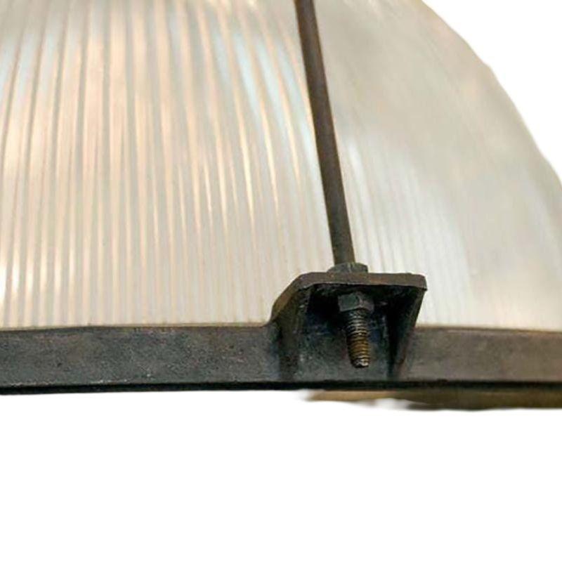 Mid-20th Century Holophane Industrial Hanging Pendant Light For Sale