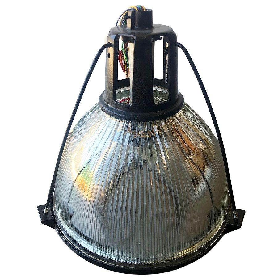 Lámparas colgantes industriales Holophane, 14 disponibles mediados del siglo XX en venta