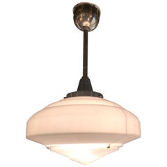 Holophane Pendant Chandelier from the 1930s