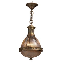 Holophane Pendant, France circa 1930