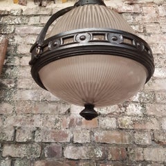 Holophane Pendant Light, circa 1920
