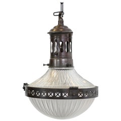 Holophane Pendant Light, circa 1910