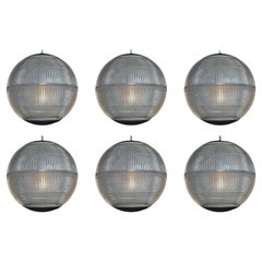 Holophane Pendant Light – Original Paris Streetlamp, France, 1960 24x Available.