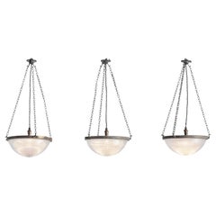 Holophane Plafonnier Pendants, England, Circa 1920