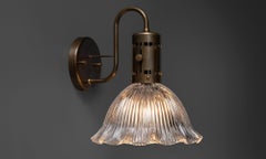 Holophane Sconce, Made in Italy