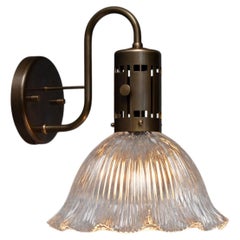 Holophane Sconce, Made in Italy
