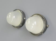 Holophane Wall Lights, circa 1950s