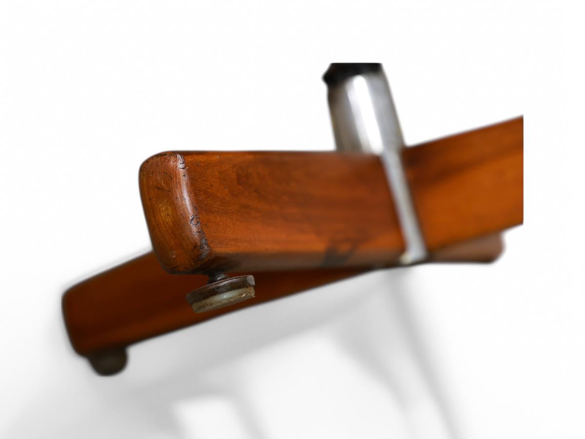 “Holperin” Armchair in Green Leather & Hardwood by Sergio Rodrigues, c. 1962s For Sale 1