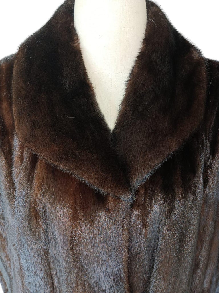 Holt Renfrew Mink Fur Coat (Size 14-L) ~no duties For Sale at 1stDibs