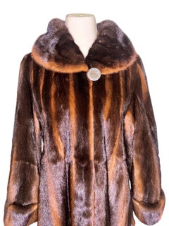 Holt Renfrew ombre mink fur coat size 8/M