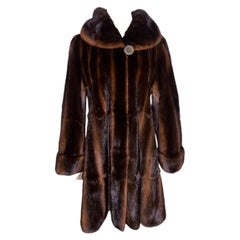 Holt Renfrew ombre mink fur coat size 8/M
