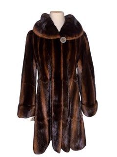 Holt Renfrew ombre mink fur coat size 8/M