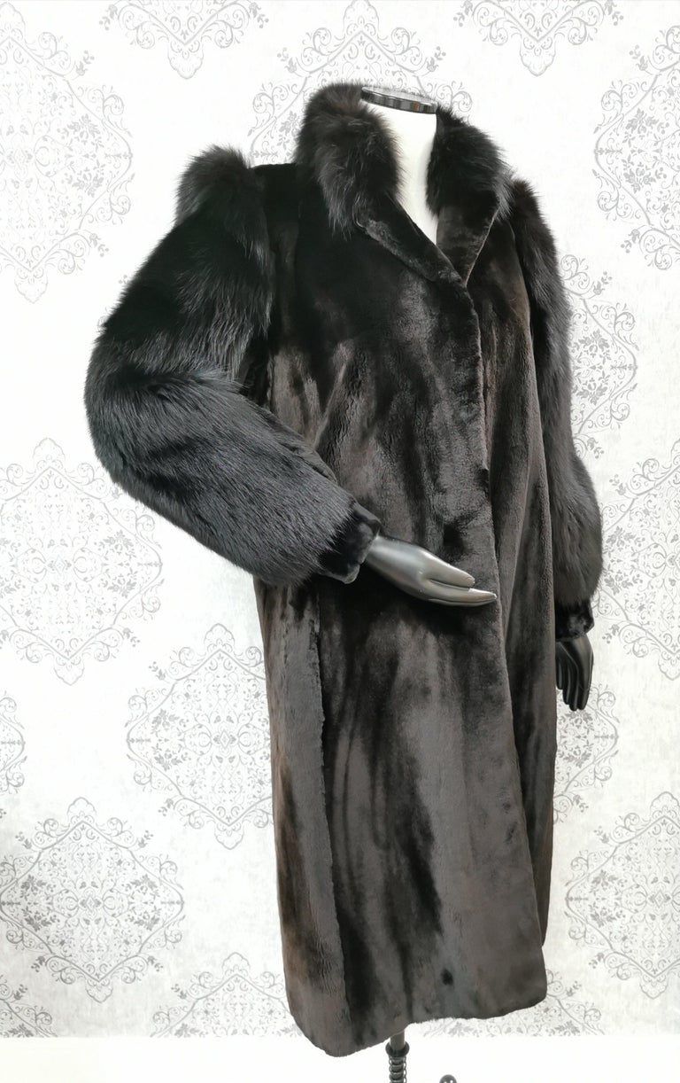 Vintage Black Seal Fur Coat Tradingbasis