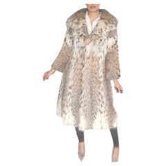 Holt Renfrew Vintage bobcat lynx fur coat size 6-8