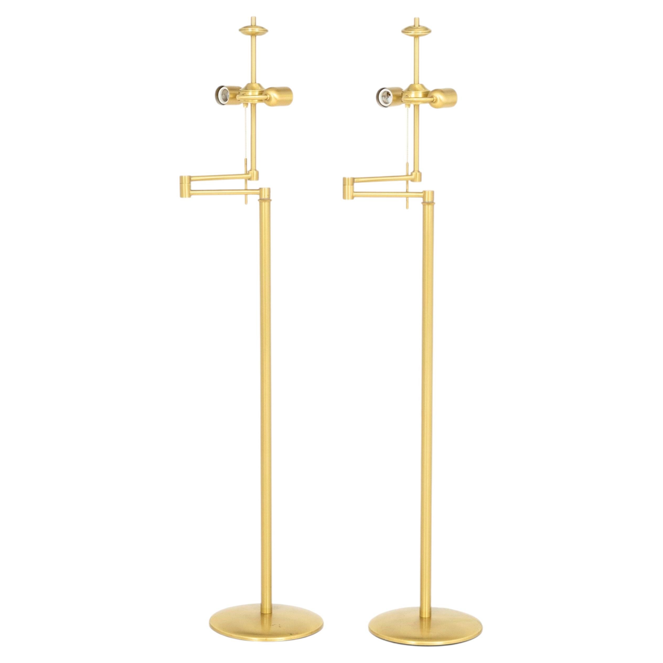 Lampade da terra con braccio oscillante Holtkoetter Leuchten, coppia