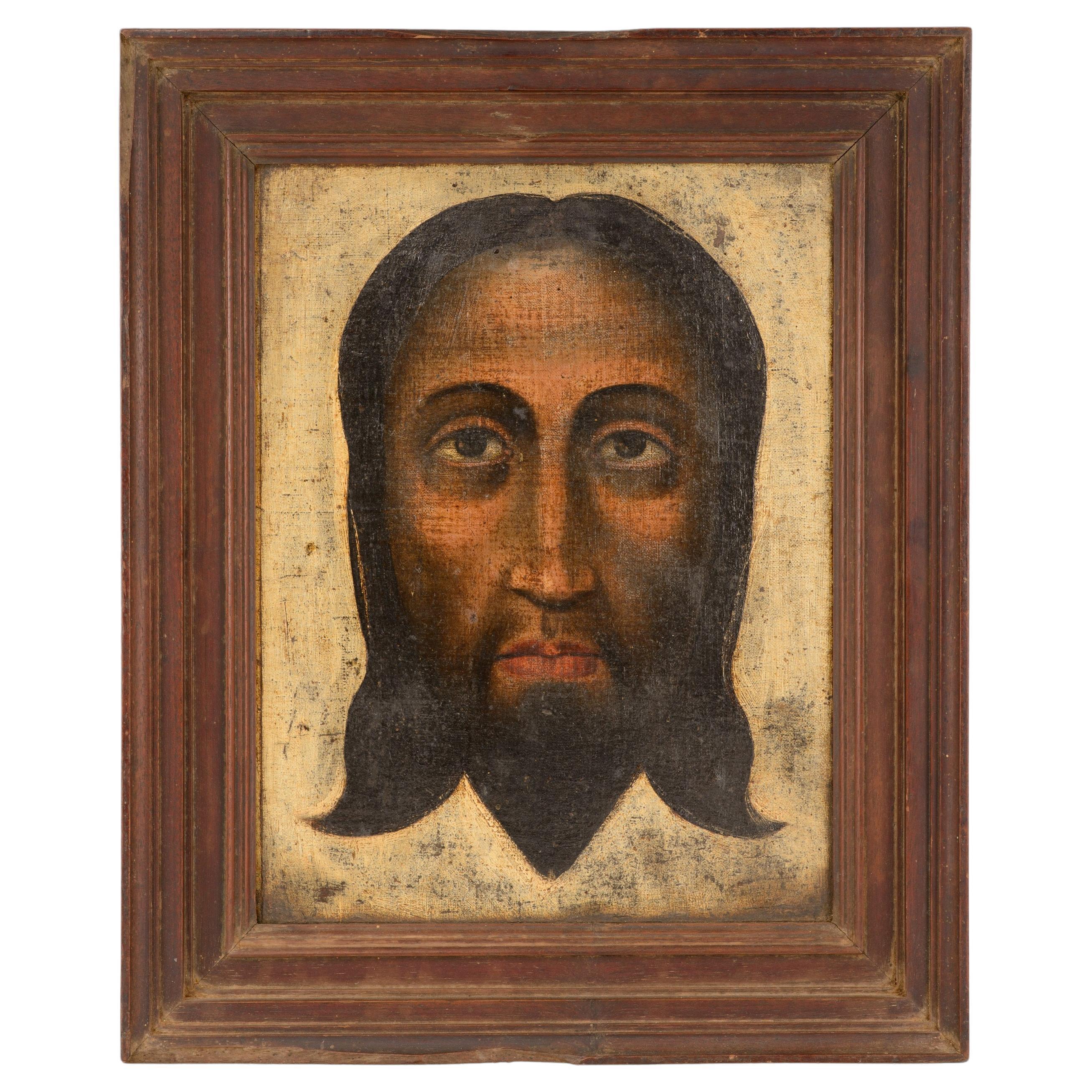 Holy Face. Oil on canvas. Spanish School, 16th century
