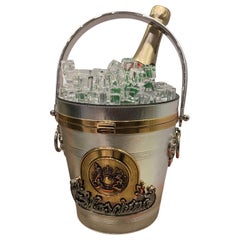 HOLY GRAIL! AW22 MOSCHINO COUTURE JEREMY SCOTT CHAMPAGNE ICE BUCKET BAG Leather