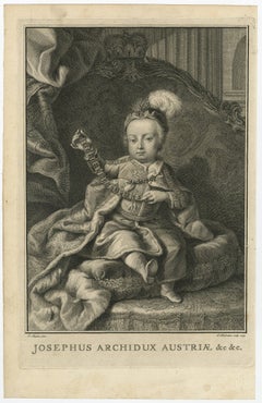 Holy Roman Emperor Joseph I, Ruler of the Austrian Habsburg Monarchy, 1743