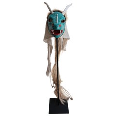 Holy Week Carnaval Dragon Mask, Doctor Queretaro, Mexico