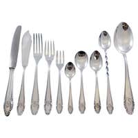 Vintage by 1847 Rogers Silverplate Flatware Set for 8 Service 81 Pieces ...