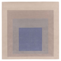 Tapis Instrumentation gris Homage de Josef Albers
