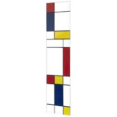 "Homage" Original Glass and Metal Wall Sculpture