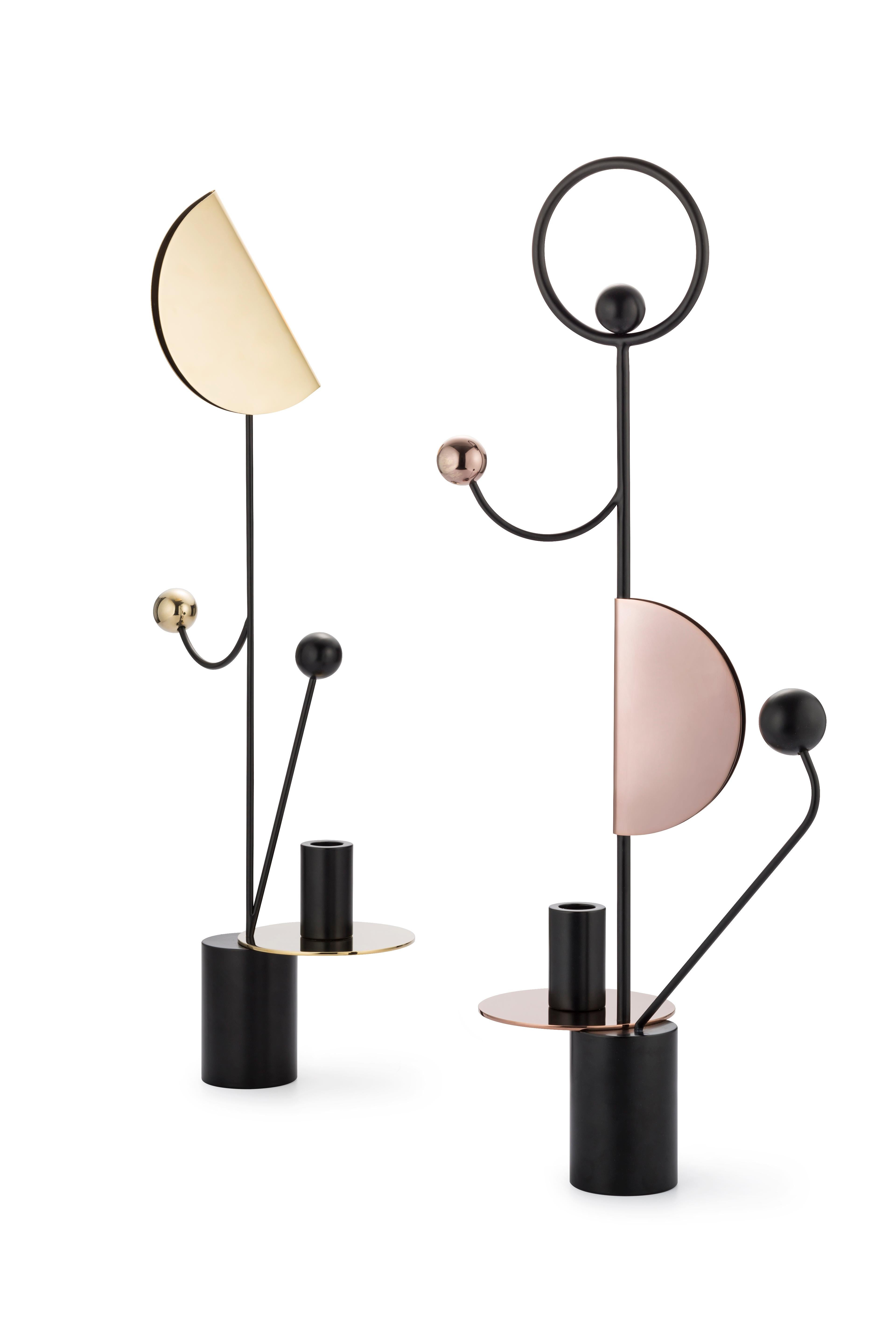 Ceramic Homage to Calder Candleholder