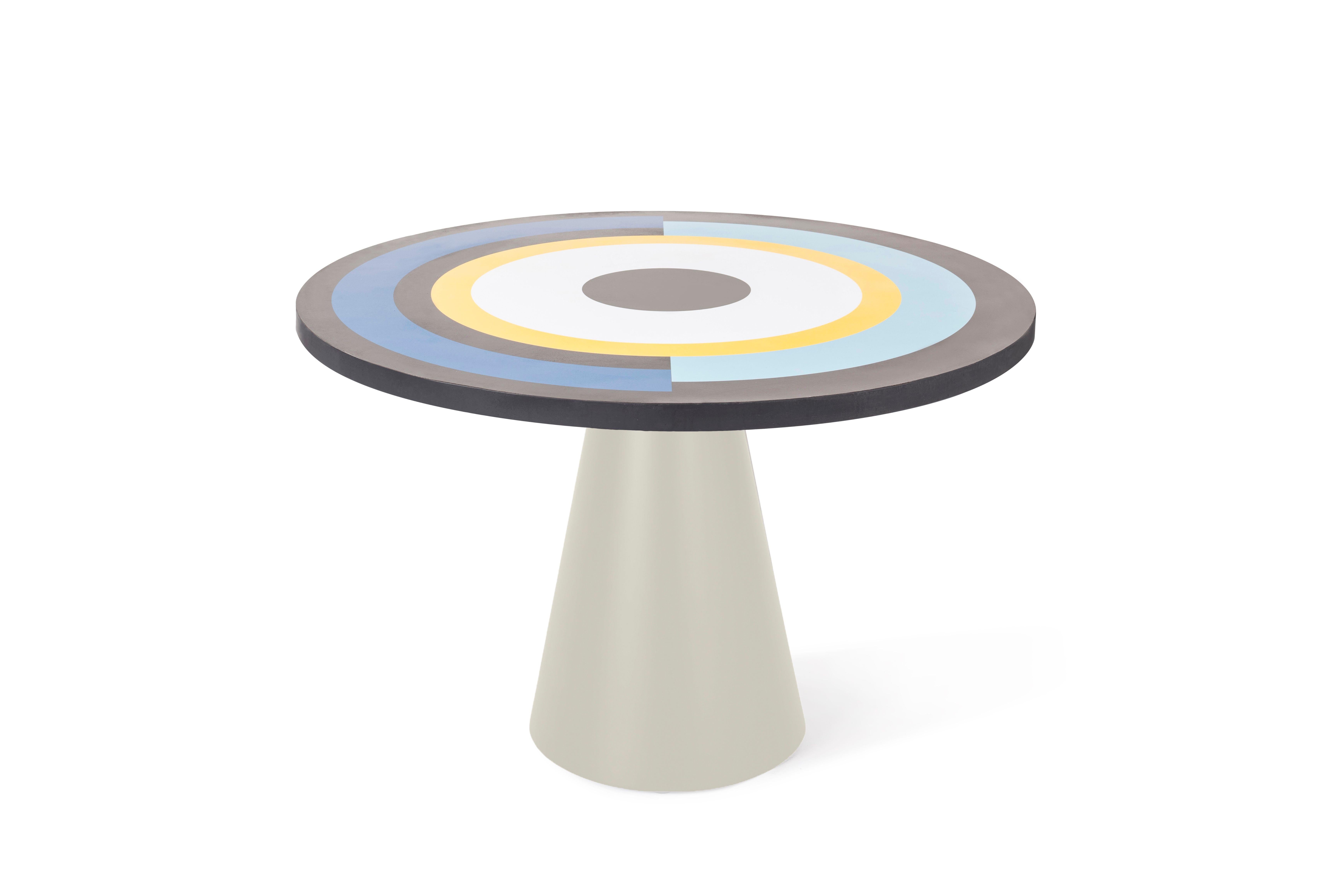 Homage to Delaunay Dining Table by Thomas Dariel 1