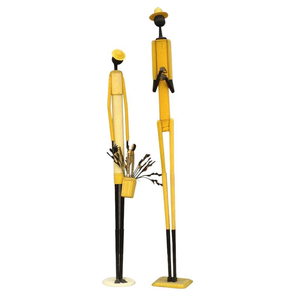 Omaggio a Jacob Lawrence Scultura, assemblaggio in plastica, 2002 di Jerry Barrish in vendita