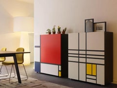 Homage to Mondrian Cabinet by Shiro Kuramata for Cappellini
