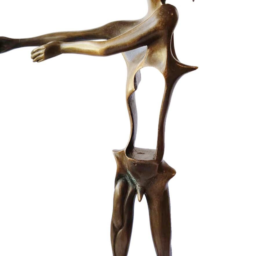 Hommage an Newton Figurative Skulpturen von Salvador Dalí 1981 (Schweizerisch) im Angebot