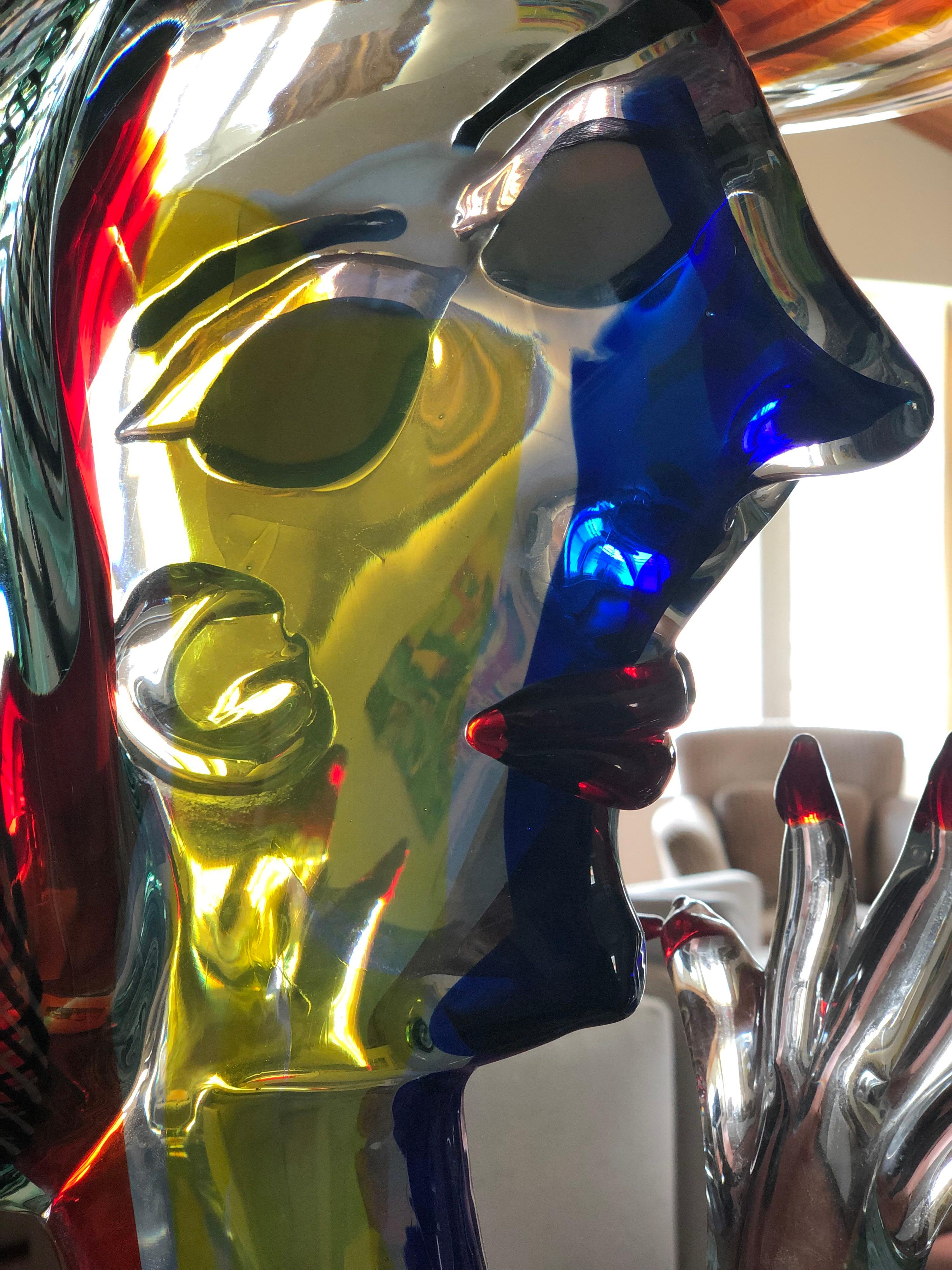 Homage to Picasso Murano Sculpture by Walter Furlan at 1stDibs | walter ...