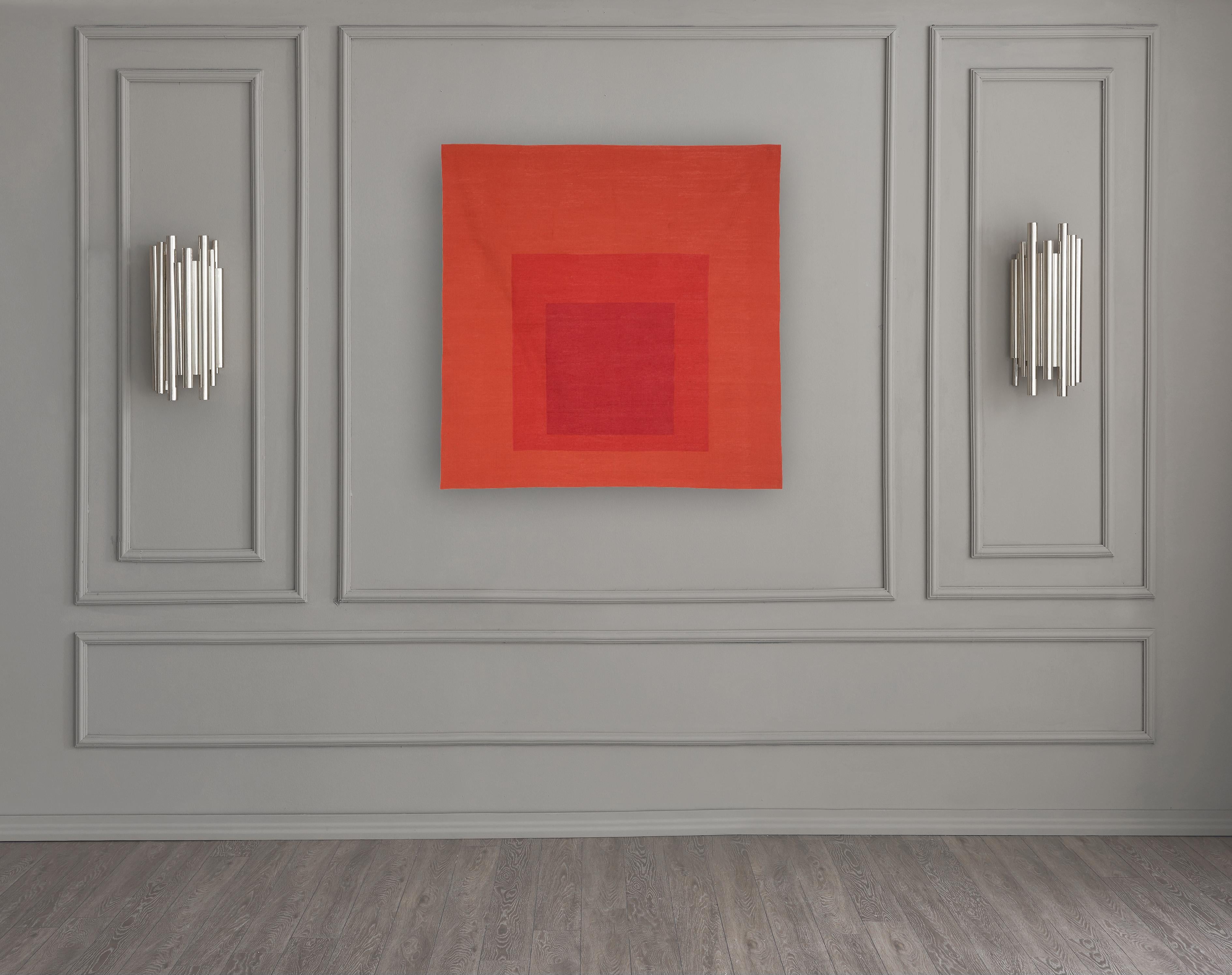 British Homage to the Square, Less and More 'Tapestry' by Josef Albers