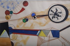 Homage to Vasily Kandinsky, Gouache on Paper