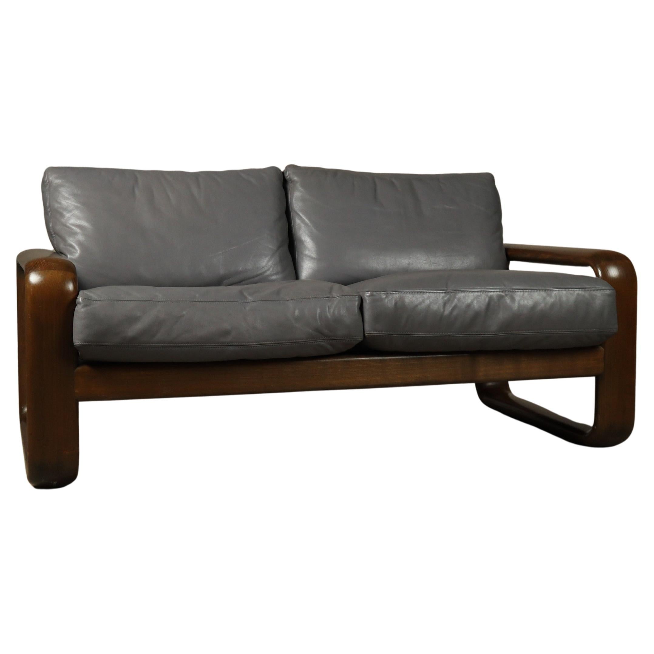 "Hombre" two-seat sofa by Burkhard Vogtherr for Rosenthal Furniture, 1970s