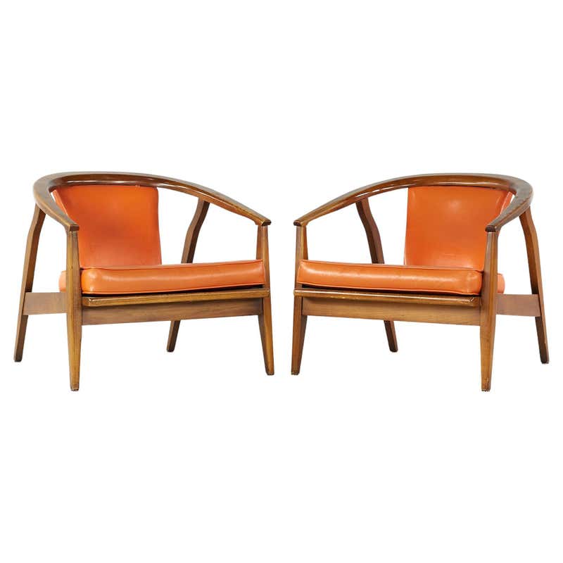 A. Rudin Contemporary Lounge Chairs, Pair For Sale at 1stDibs