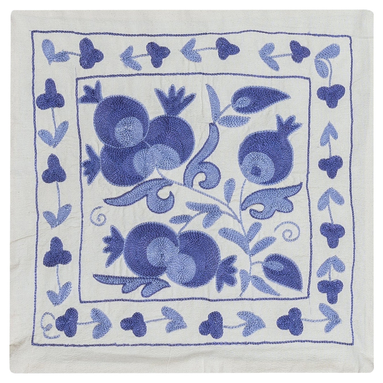 Copri cuscino Home Decor Toss, copricuscino con ricamo a mano in seta Suzani
