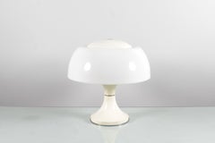 "Home" Lamp by  Sciolari for Valenti Glass, Metal and Perspex Table Lamp 1968