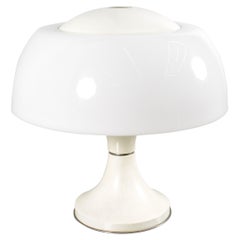 Lampada "Home" di  Sciolari per Valenti Lampada da tavolo in vetro, metallo e perspex 1968