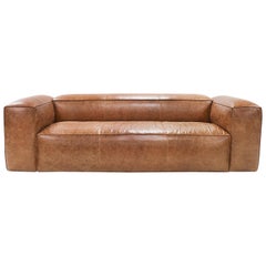 Homeboy Sofa in Brown Genuine Leather
