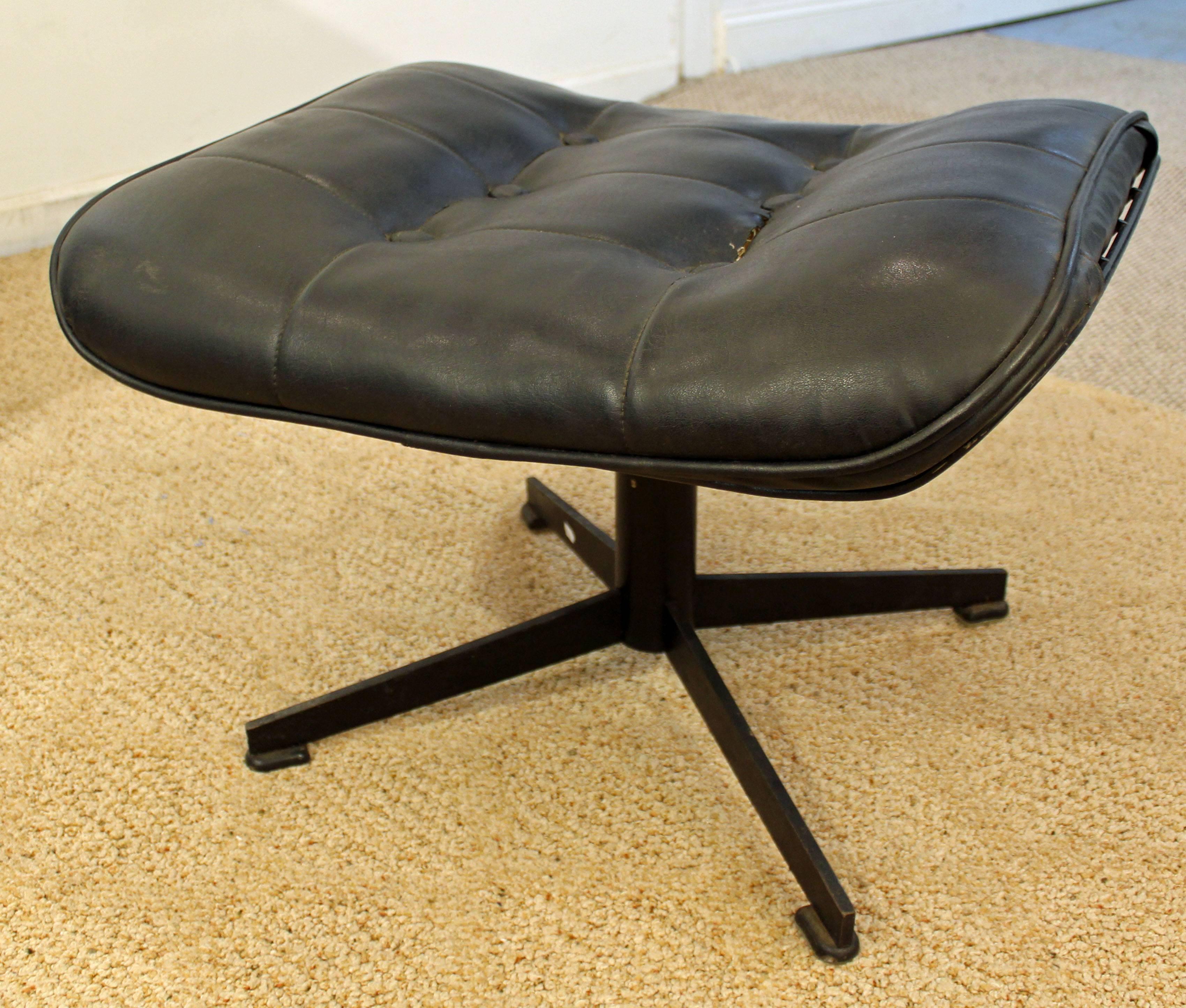 Homecrest Bottemiller Loungesessel B99T und Ottomane B610 (Mitte des 20. Jahrhunderts)